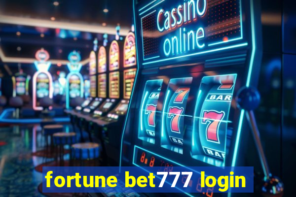 fortune bet777 login